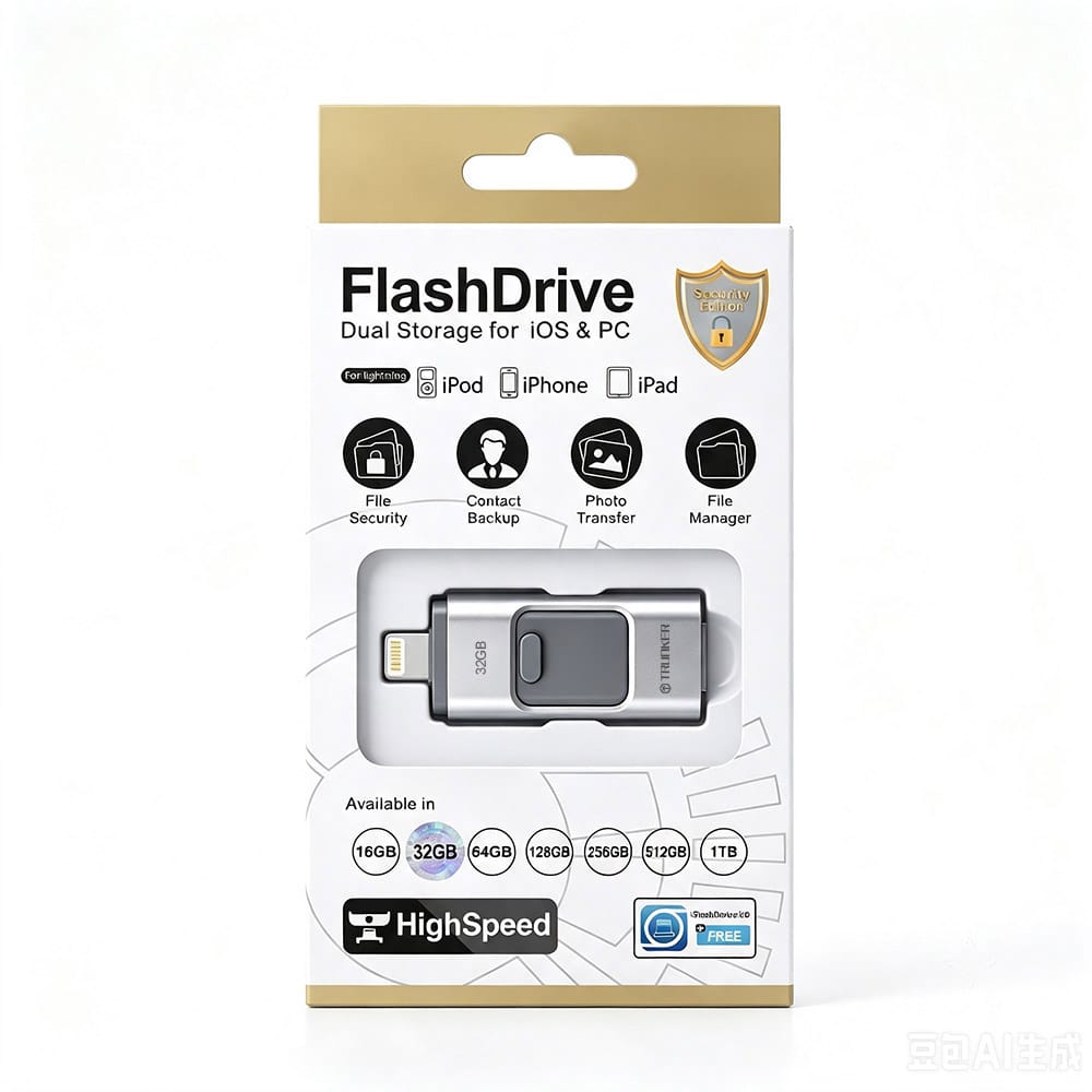 USB Flash Drive for iPhone iPad Android PC - Trunker Universal Memory Stick