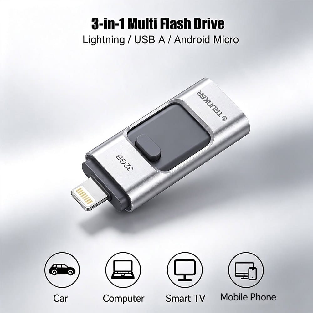3-IN-1 Multi Flash Drive