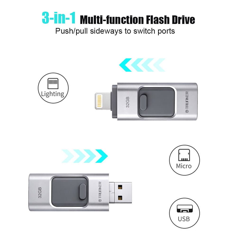 Trunker USB Flash Drive for Android OTG Phones - File Manager Storage Expansion