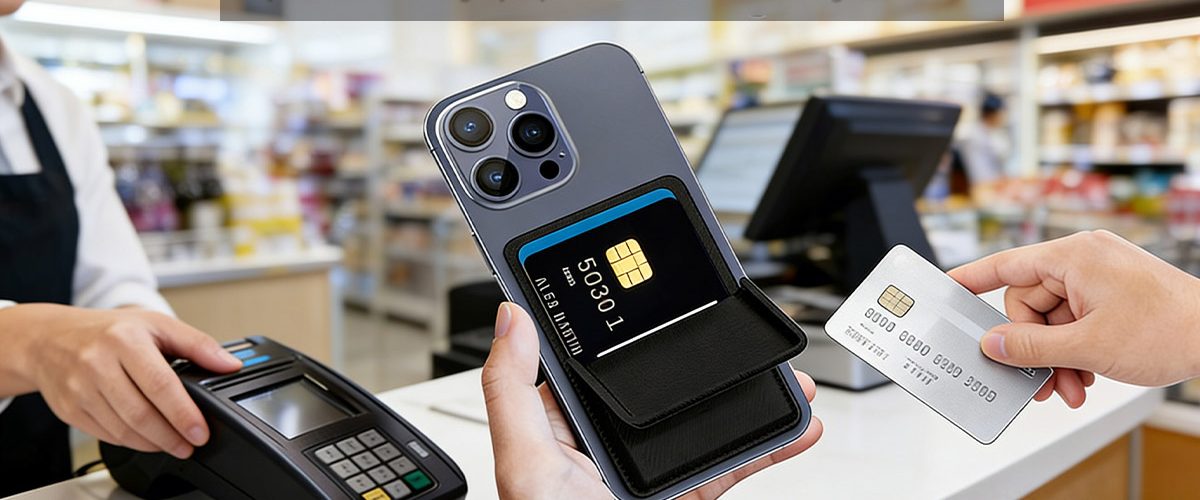 strong magnets iPhone Card holder